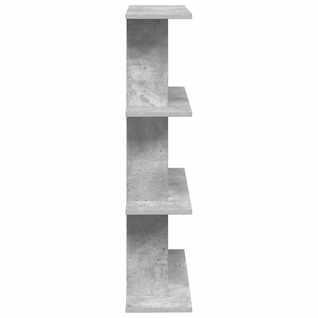 Wall Shelf Wall Mount Gray 56 x 20 x 90 cm Particleboard