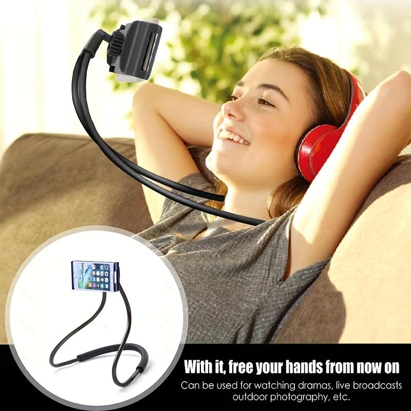 360-Degree Rotating Phone Stand, Desktop Live Streaming Tablet Stand, Lazy Collar Stand, Neck Hanging Stand