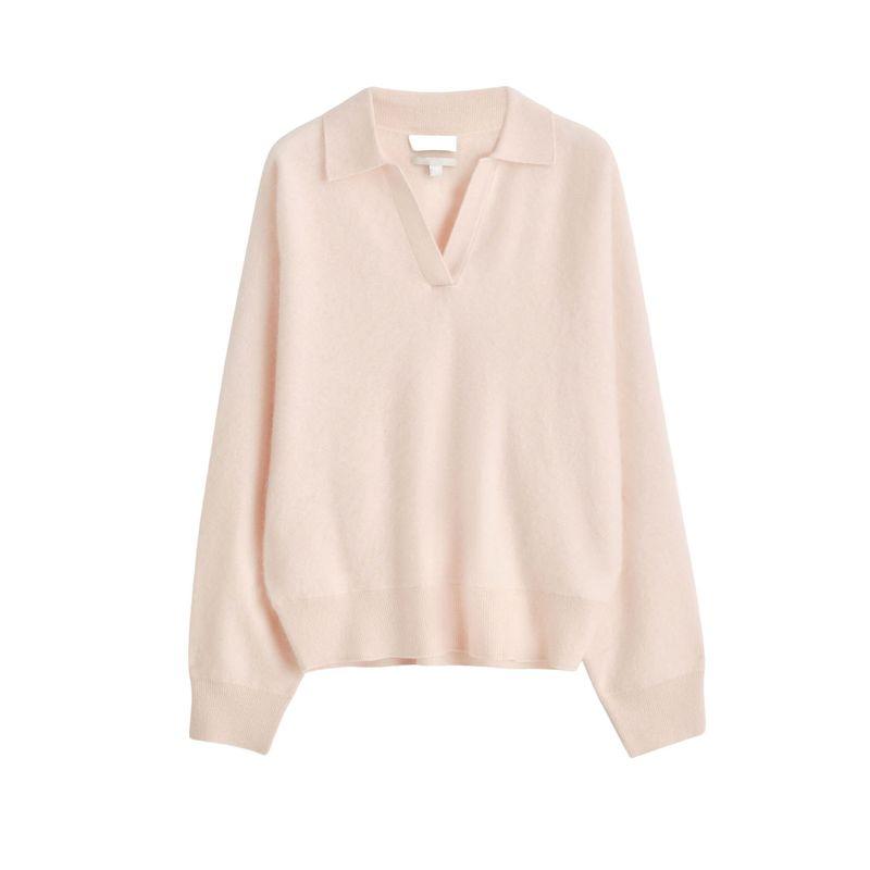 CS Autumn New Lazy Comfortable Bottoming Shirt Casual Style Polo Collar Cashmere Sweater 1289007