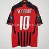 Wholesale sports outdoor retro series AC Milan jersey No. 22 Kaka No. 80 Ronaldinho same football jersey short sleeves