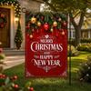 Single-sided Printing Christmas Garden Flag Santa Claus Christmas Welcome Flag Winter Holiday