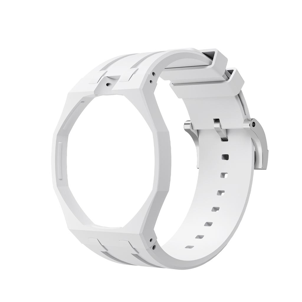 Eramic Case Silicone Strap For Swatch Royal Pop Replacement Watch Band