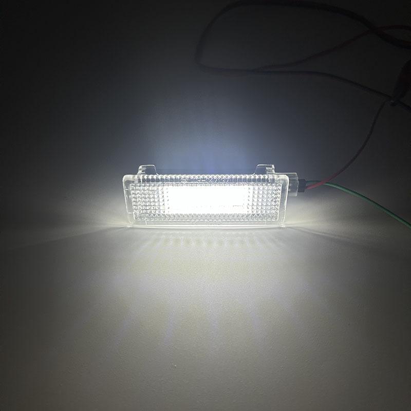 2pcs Car Interior LED Footwell Light Foot Lamp For BMW E90 E91 E92 E60 E65 F10 F20 E87 X5 E70 X3 E83 Compartment Glove Box Lamps