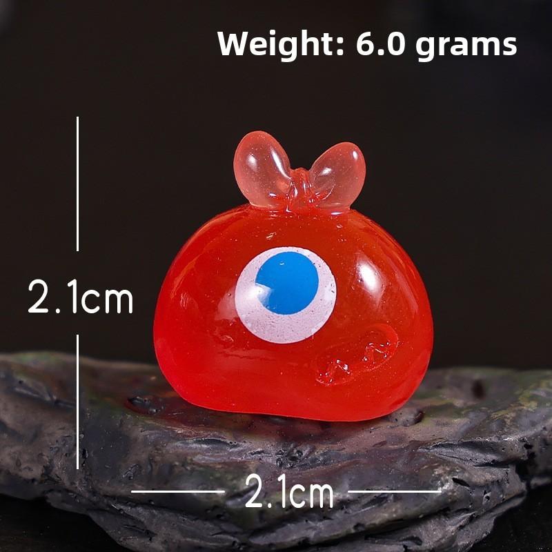 

James P Sullivan Halloween Miniature Figurine For Home Decor And Party Gifts Glow Red