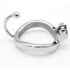 Men's Stainless Steel Chastity Device with Egg Separator and Snap Ring - SM Training CB Cage Bird Cage C275