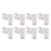 8pcs 5mm LED Strip Light Connectors 2 Pin 2 Pin Light Connectors  For DIY Home Projects
