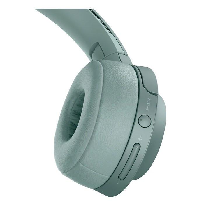 Sony h.ear on 2 Mini Wireless WH-H800: Bluetooth/Hi-Res, 24hr Battery, On-Ear, with Mic, 2017 Model, 360 Reality Audio, Horizon Green