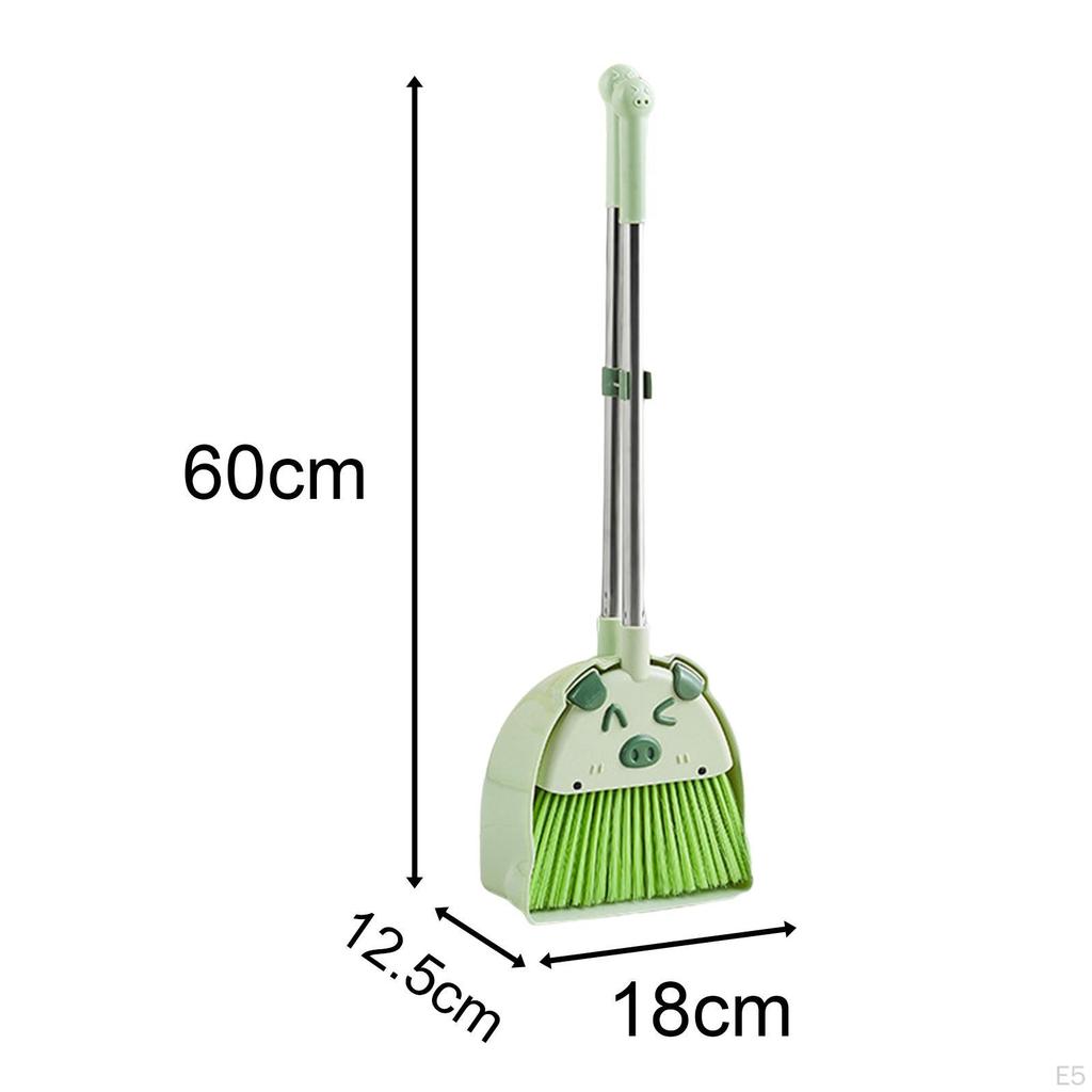 Children's Broom Dustpan Set, Cleaning Funny Little Household Helper