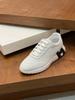 Aijia men's leather sports and leisure shoes with thin straps couple models 2024 summer new versatile foreign trade shoes high-end