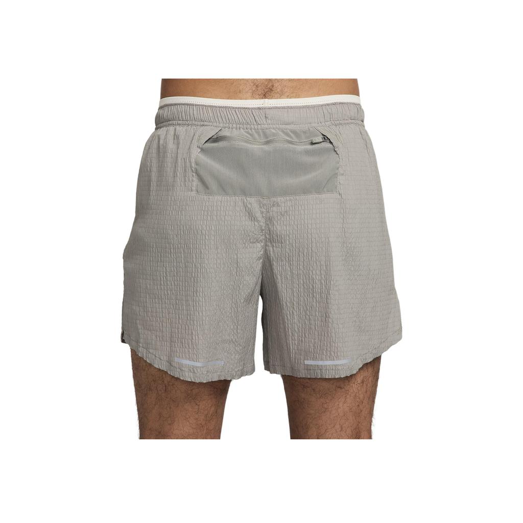 Nike Solid Color Lace-Up Mid-Waist Casual Shorts Men shorts Dark-Gray FZ0612-053