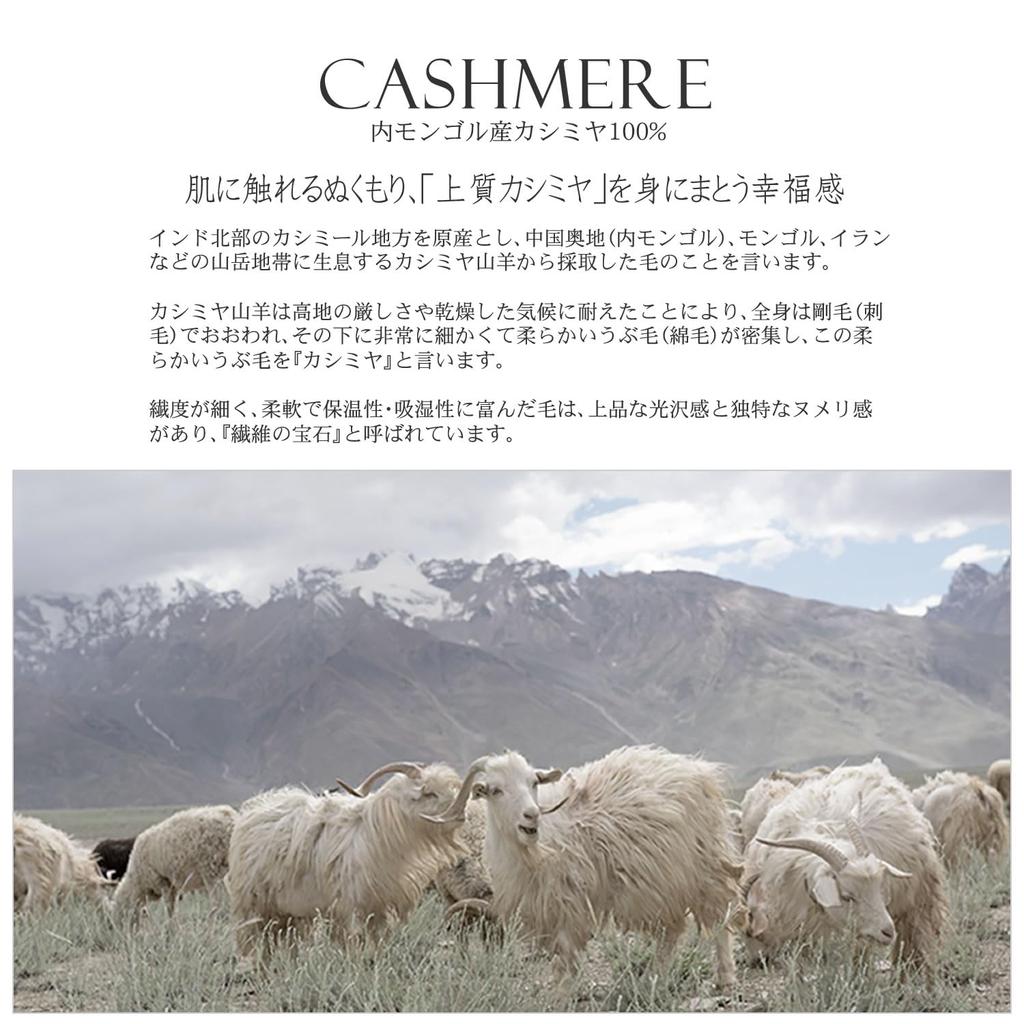 Hayashiguchi Cashmere Knit Large Stole Light Gray 100% (CS1011)