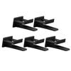 5pcs Adhesive Hat Baseball Self Hooks Holder Cap Rack Hanging Organizer Door Wall Storage Strong Hold Cap Hooks