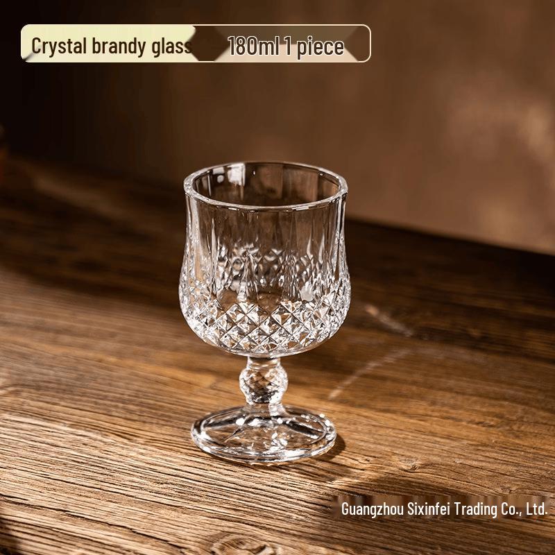 MDNG Vintage Embossed Diamond Brandy Glass