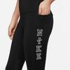 Nike Dri-FIT Epic Fast Printed Letter Mid-Rise Leggings Women Leggings Black DQ6331-011