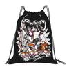 Custom T-Tekkenes Drawstring Bag Women Men Lightweight Beat 'em Up Sports Gym Storage Backpack