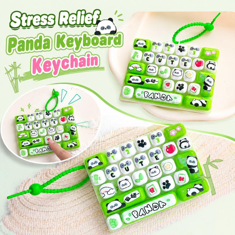 Key Button Keyboard Squeeze Toy 26 Keys Bookbag Pendant  For Adults,Teenagers,Kid