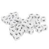 30PCS Dice Set 16mm 6 Sided Plastic Educational Number Dice Cubes for Math Games Table Games Board Games White
