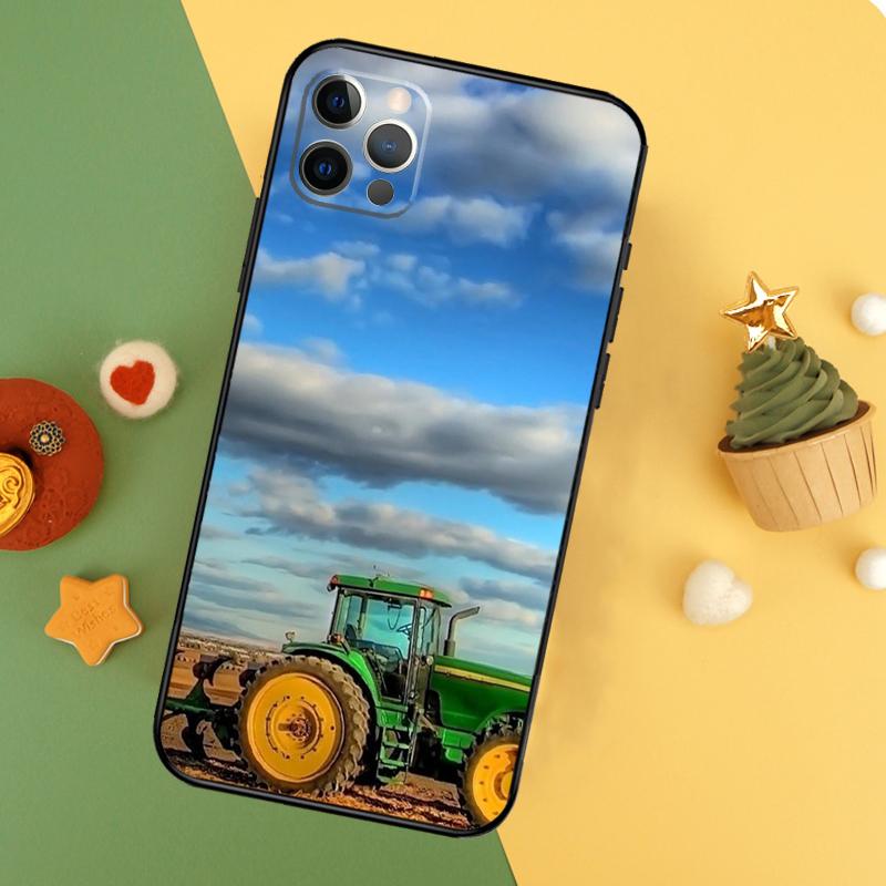 Farm Vehicle Tractor Phone Case For iPhone 17 17Air 16 15 14 13 11 12 Pro Max 12 13 Mini 16E Shockproof Cover