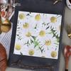New Style Daisy Print Square Napkins - Bulk Pull-Out Case for Takeaway