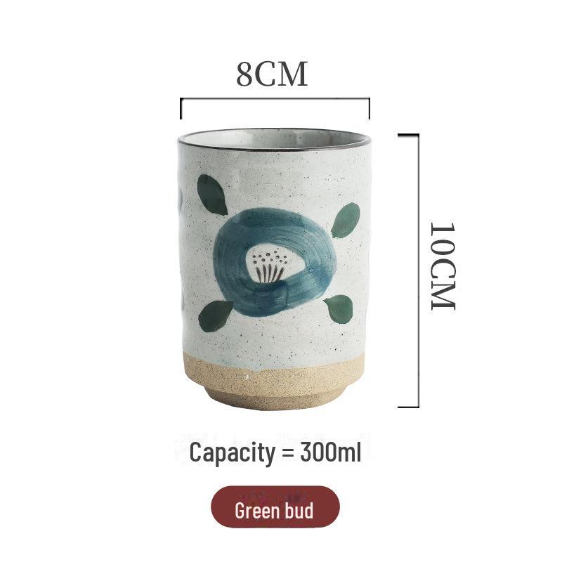 Retro Japanese Ceramic Stoneware Tea and Sushi Cup
