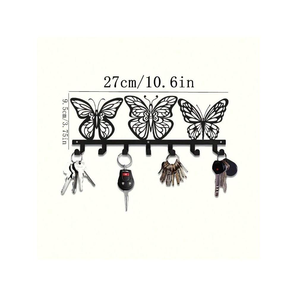Metal Wall Sculpture Set Cat and Butterfly Decor Halloween Christmas Gift