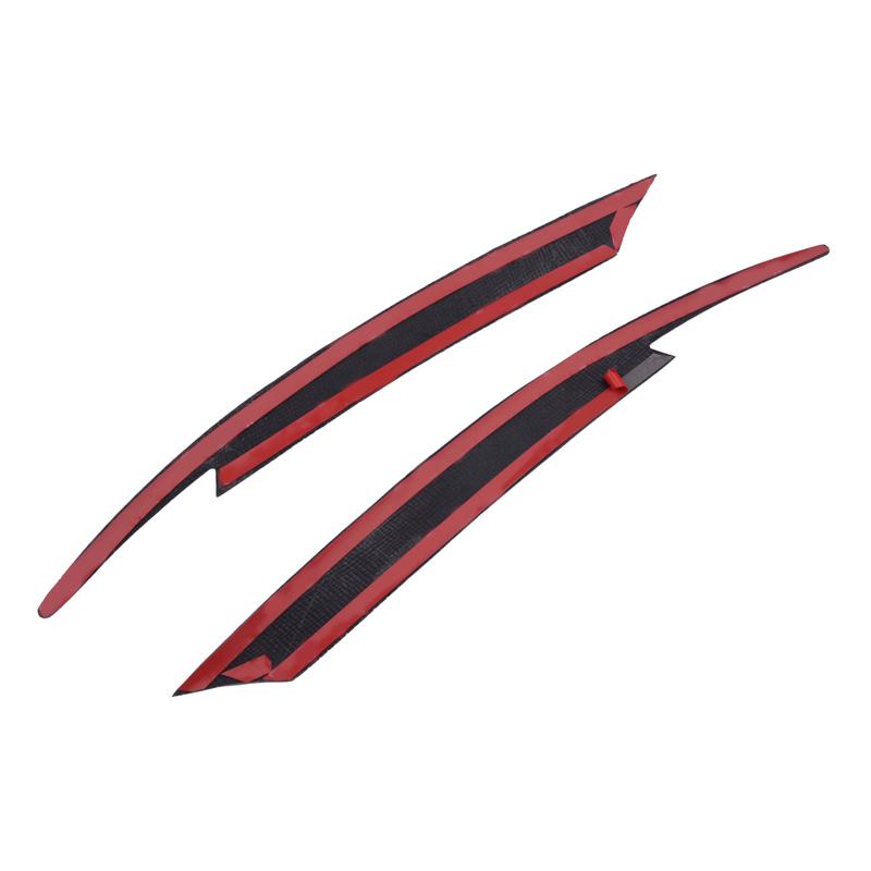 Plastic 1 Pair Carbon Fiber Style Headlight Eyelids Eyebrows Sticker Fit For Subaru Impreza WRX STi X 10th GRB 2008-2010 2011