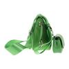 MICHAEL KORS Jet Set 21 solid color simple zipper closure nylon crossbody shoulder bag women's green