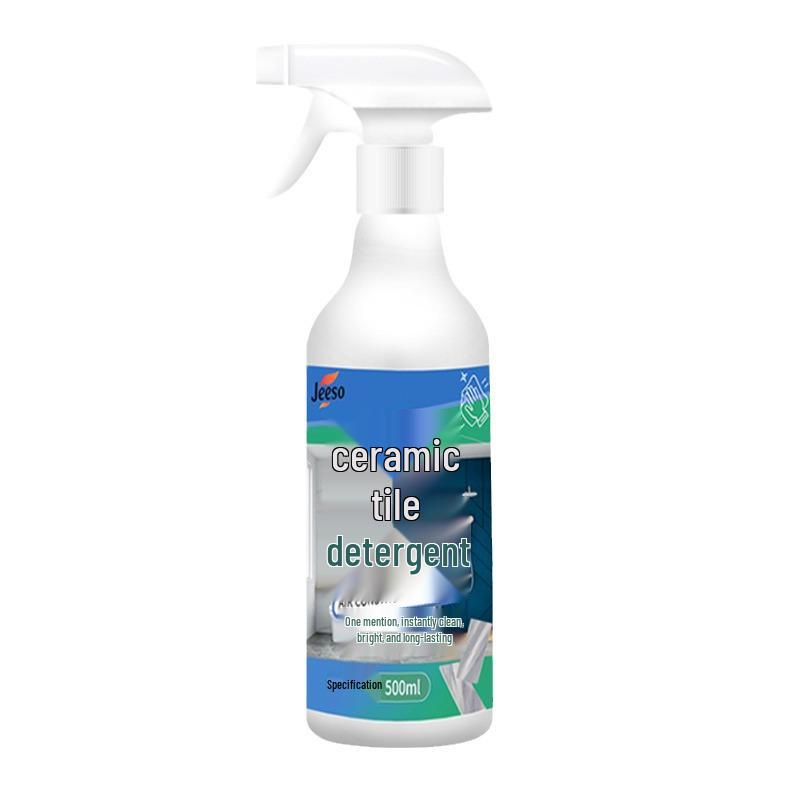 Bathroom Tile & Floor Cleaner: Stain, Yellowing, & Polish Remover for Tiles and Toilets