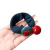 Korean-Style Candy Color Letter Ball Hair Ties for Women - New Arrival 2026, Perfect for Buns