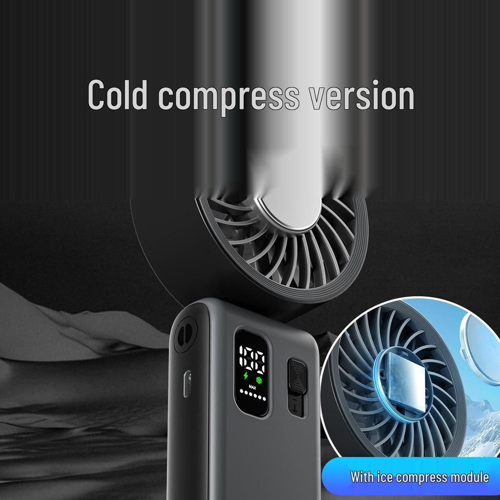 Portable USB Rechargeable Mini Handheld Fan with Folding Design and Silent Operation