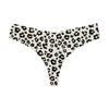 Sexy Leopard Seamless Underwear Women's Ice Silk Breathable Sports Pure Cotton Crotch Antibacterial Women's Thong Panties