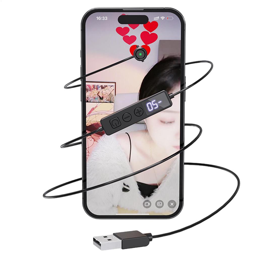 Automatic Phone Screen Clicker Auto Screen Clicker Adjustable Speeds Digital Display Tapping Device Physical Tapper for Tasks