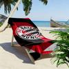 FC Bayern Munchen Print Beach Towel, Large Soft Quick Dry Towel for Beach Camping Swimming