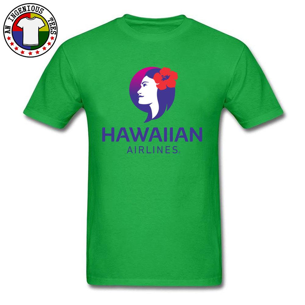 Hawaiian Airlines Print Tshirts Lovers Day 100 Cotton Crew Neck Male T Shirt Funny Tshirt Prevailing Short Sleeve Top Tshirt
