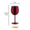 New Stainless Steel Wine Cup Cocktail Creative Metal Wine Bar Restaurant Champagne Red Wine Glass Bar Accessories