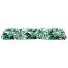 Pallet Cushion with Leaf Pattern 120 X 40 X 12 Cm Fabric