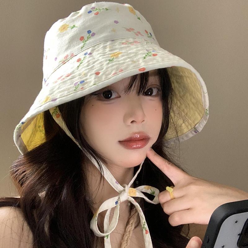 Floral Reversible Summer Bucket Hat For Women With Uv Protection Gifts Caps