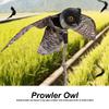 Prowler Eule mit beweglichem Flügel Garten Vogelscheuche Raubtier Attrappe Schädling