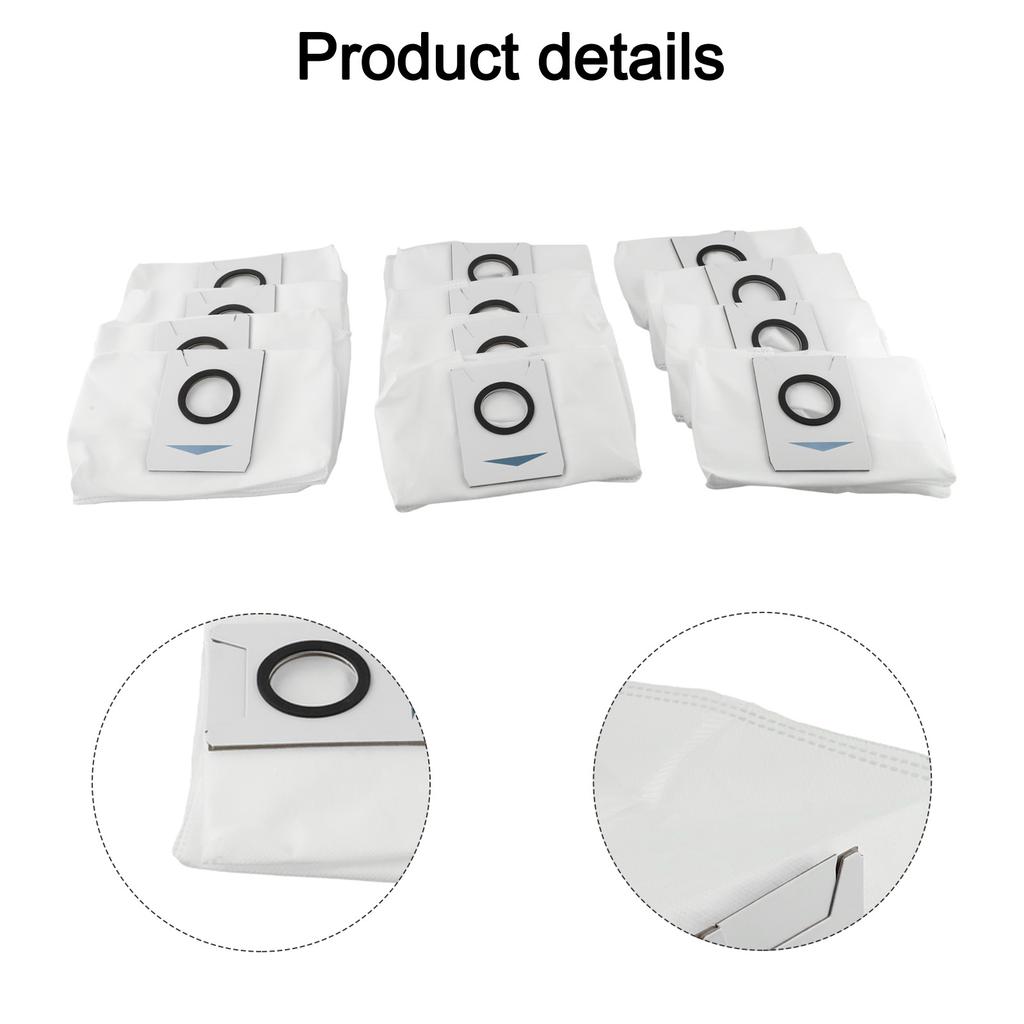 Maintain Your Vacuum with These 12 Pack Replacement Dust Bags for For Ecovacs For Deebot Models Effective Accessory Set