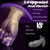 Alien Oversized Vibrating Anal Plug - Fist Shape Remote Control Silicone Toy, Large Butt Plug for Men, BDSM AV Adult Sex Toy