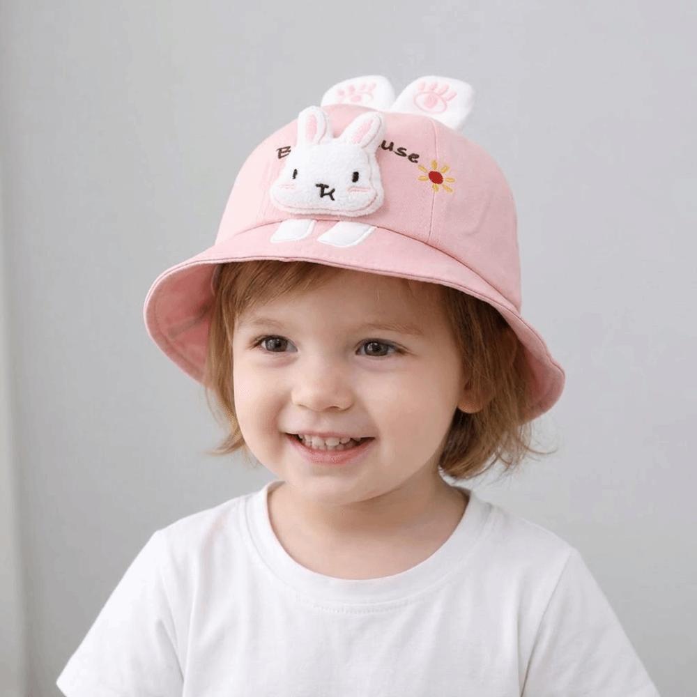 Cartoon Animal Children Sun Hat UV Protection Fisherman Hat Baby Bucket Hat Outdoor Activities