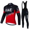 Team Cycling Suit Long-sleeved Suit Men's Spring, Summer and Autumn Road Cycling Suit 2026 Autumn Velvet Thin Cycling Suit