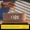 Wireless Charger Bluetooth Smart Speaker Alarm Clock Music Desk Lamp Bedside Night Light White Noise Sleep Instrument Speaker