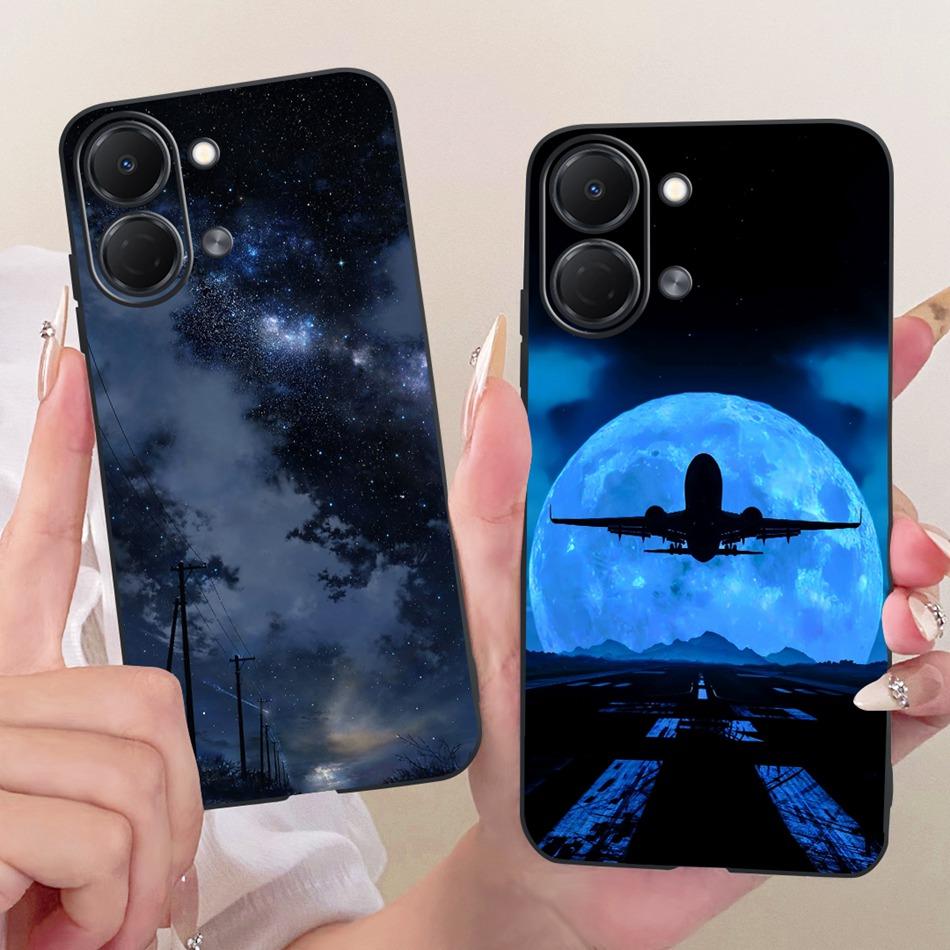 For Tecno Spark Go 3 2026 Cool Dragon Tiger Pattern Phone Case For Tecno Spark Go3 KN3 Black Silicone Soft Cases Bumpers