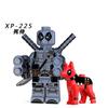 Red Color Deadpool with Dog Lego Compatible Minifigures DC Figurines Building Blocks Super Heroes