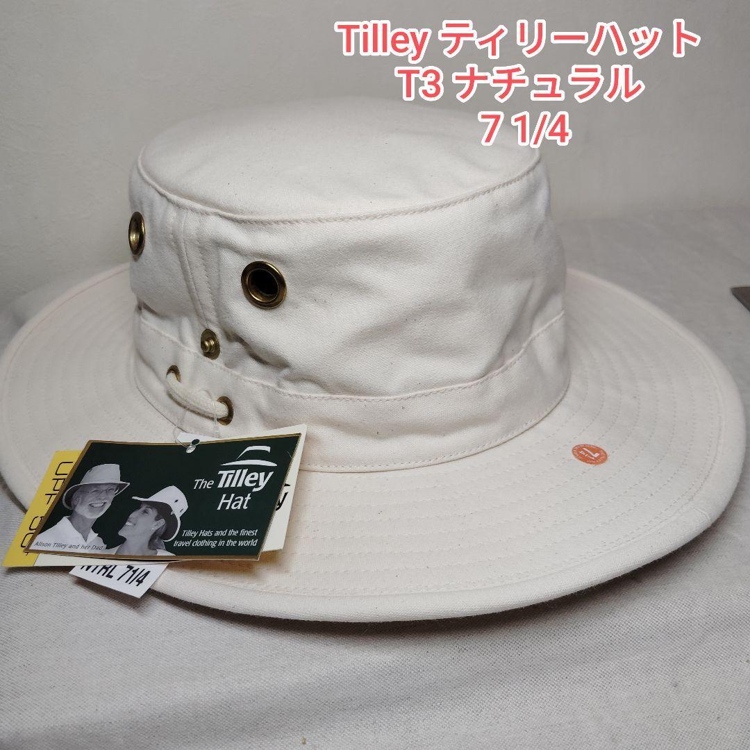 Used Very good condition/with tag Tilley Hat T3 Natural 7 1/4(58.5)