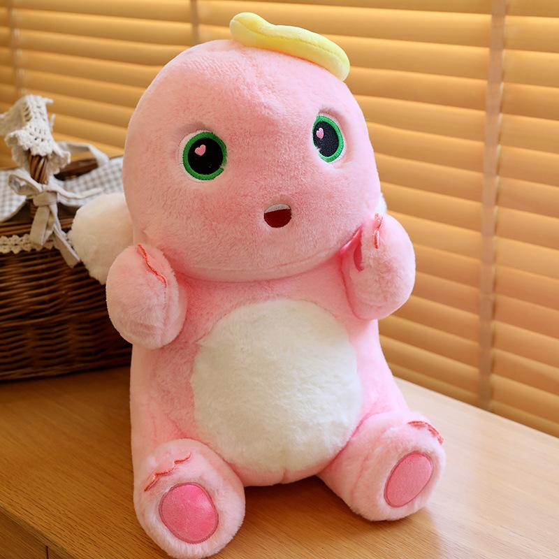 

New multi-love angel sitting small milk dragon plush toy cute holiday gift for girls toys 30cm/0.28kg розовый