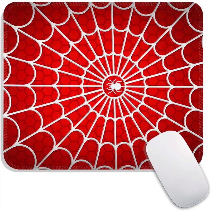 Spider Webs Standard Mouse Pad Small HD Mousemat Gaming Accessories Gamer MousePads Edge Stitched PC Non-Slip Travel Mousemat