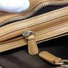 Coach 7789 Pouch Leather Shoulder Bag Beige Leather Women Used