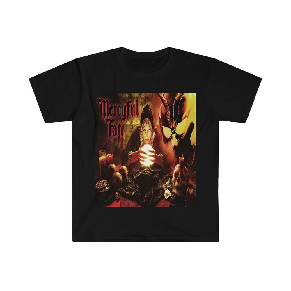 Unisex Soft Cotton T-Shirt. Mercyful Fate. King Diamond